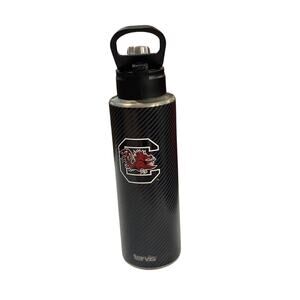 TERVIS STAINLESS STEEL 32OZ. THERMOS BLACK W/ NCAA SOUTH CAROLINA GAMECOCKS EUC
